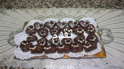 حلوة البنبونة على شكل قلب