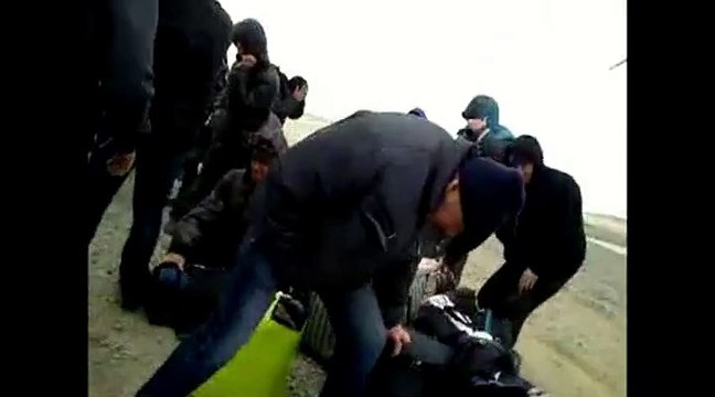 Зимник прилетела вертушка