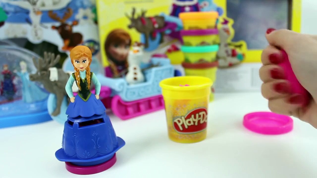 FROZEN Play Doh Set FROZEN Sled Adventure Princess Anna Princesa Anna Aventura en Trineo