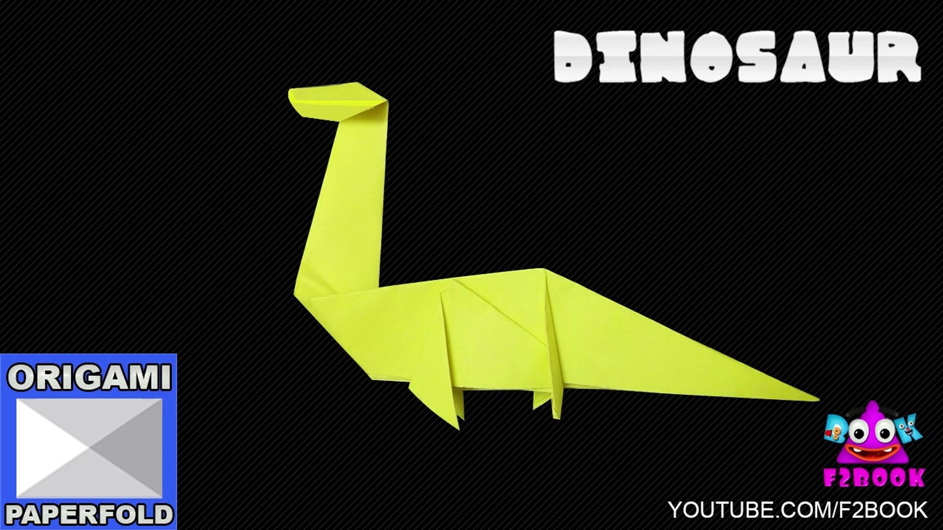 Step By Step Instructions How To Make Origami A Dinosaur
