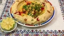 تحضير حمص بالطحينة والليمون مع سر تتبيلة المطاعم من المطبخ المغربي مع ربيعة - Chickpeas tehena