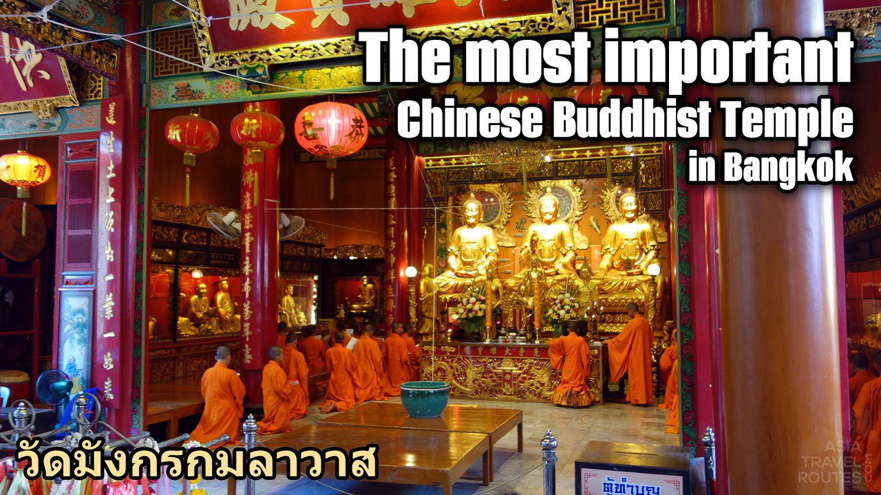The most important Chinese Buddhist Temple in Bangkok