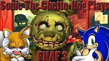 Sonic The Ghetto-Hog Feat. (Tails) Plays (FNAF 3!) Nights 2-3 (F*CK THIS GAME!!!)