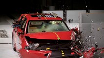2015 Lexus CT 200h small overlap IIHS crash test