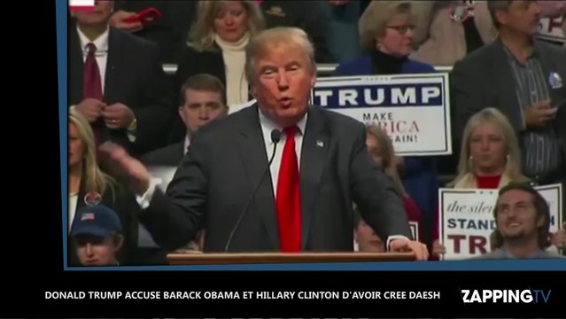 Barack Obama et Hillary Clinton à l'origine de Daesh ? Les terribles accusations de Donald Trump !