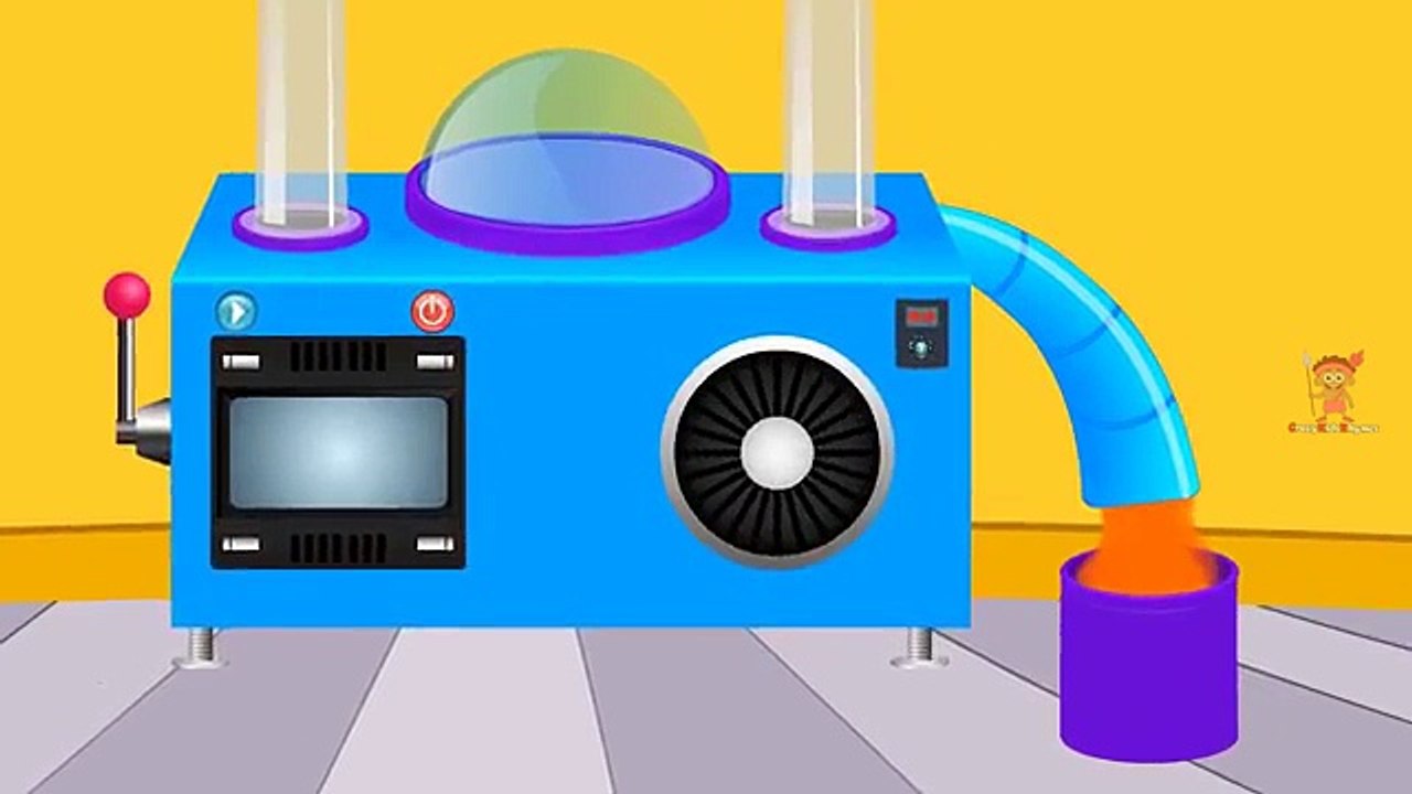 Learning Colors for Children Kids Preschoolers and Nursery Babies with Colors Making Machine