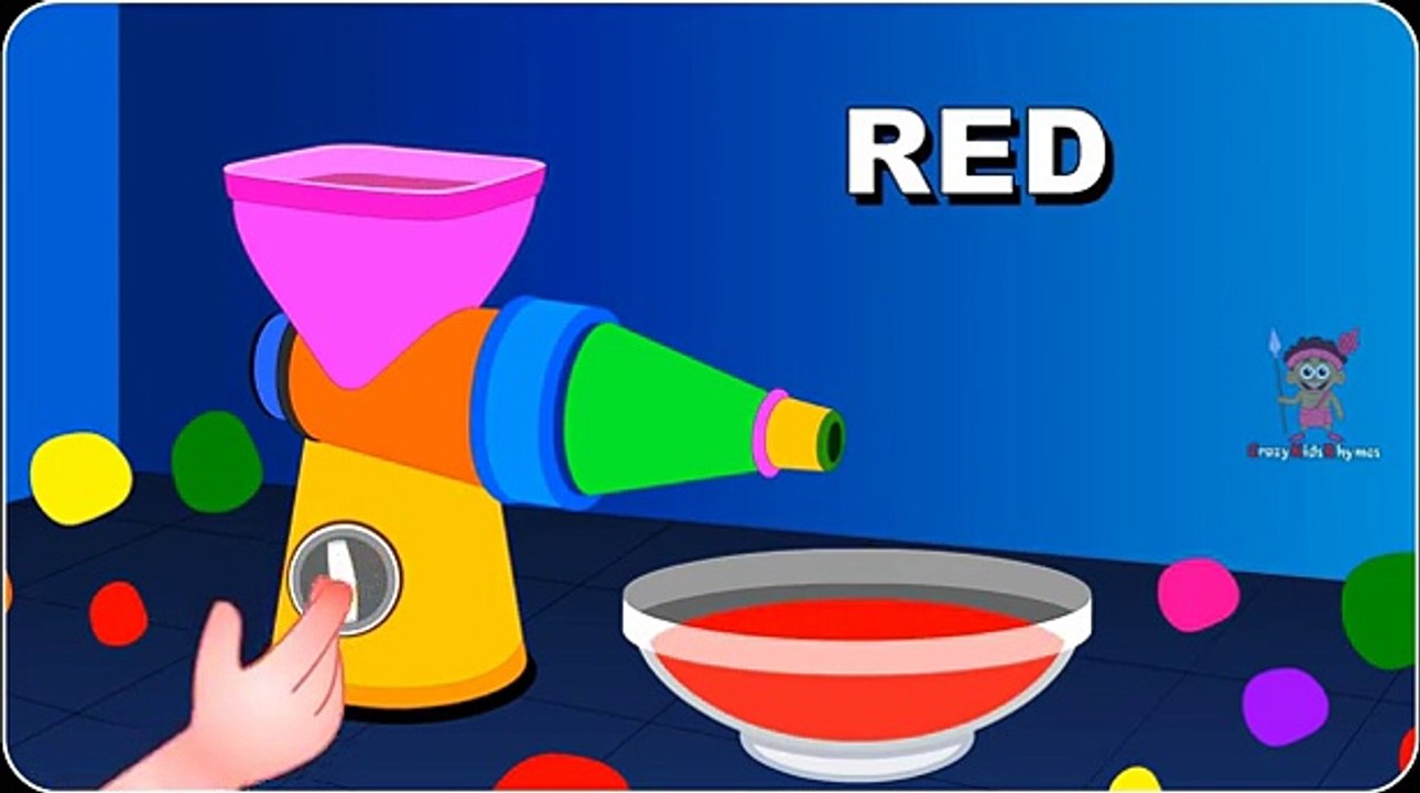 Learning Colors for Children Kids with Color Juicer Animated _ Let's Learn Basic Nursery Color Names