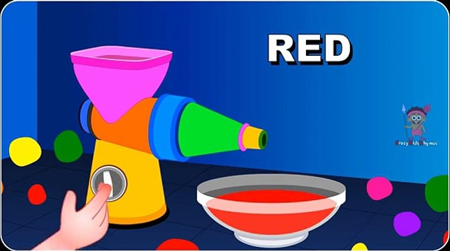 Learning Colors for Children Kids with Color Juicer Animated _ Let's Learn Basic Nursery Color Names