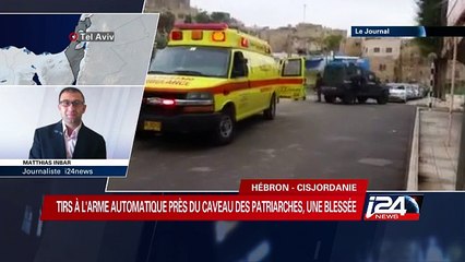 Tirs à l'arme automatique près du caveau des patriarches, une blessé à Hébron