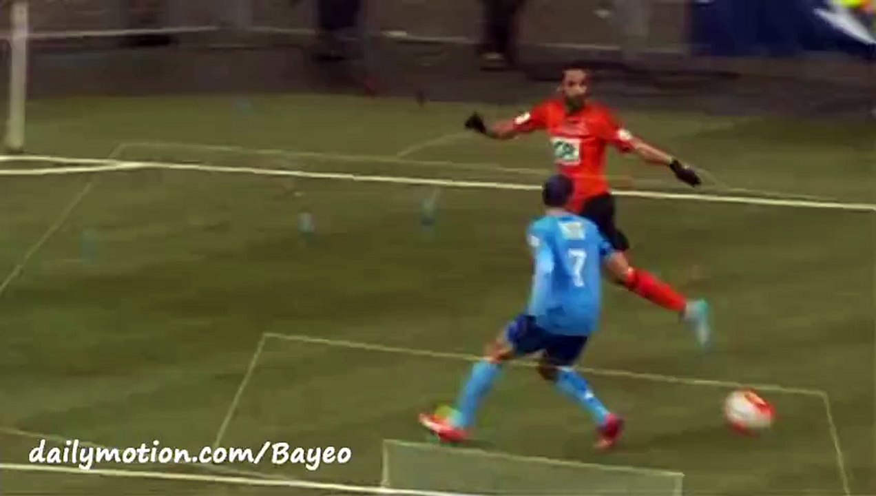 Waris M. (Pénalty) Goal - Lorient 1-0 Tours - 03-01-2016 -