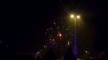 Amazing fireworks at Bahria Town Eiffel Tower Lahore New Year