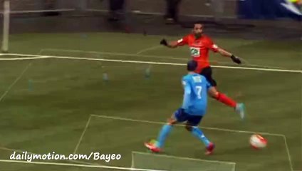 Waris M. (Pénalty) Goal - Lorient 1-0 Tours - 03-01-2016 -