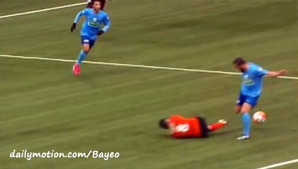 @ 26" Waris M. (Pénalty)  Goal - Lorient 1-0 Tours - 03.01.2016