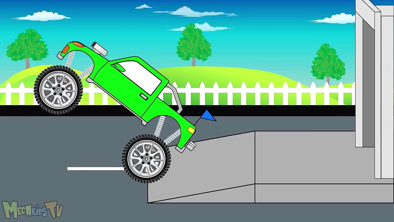 Car Repair - Monster Trucks For Children - Mega Kids Tv