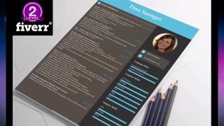 I will Design Outstanding CV or Resume With Modern Design