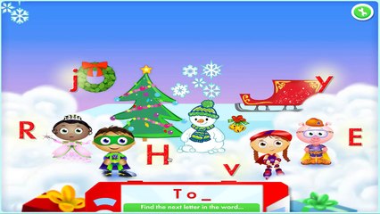 Super Why! Winter Super Celebration Word Formation | Learn and Spell Words!