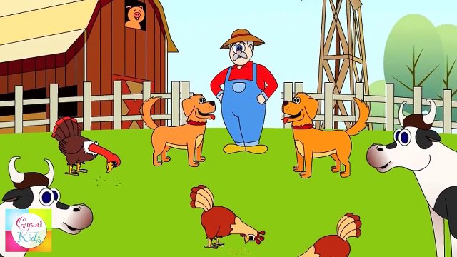 Old MacDonald Had a Farm Nursery Rhyme Kids Animation Rhymes Songs