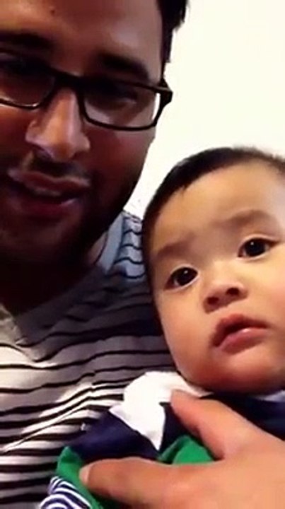 baby and daddy cute moments