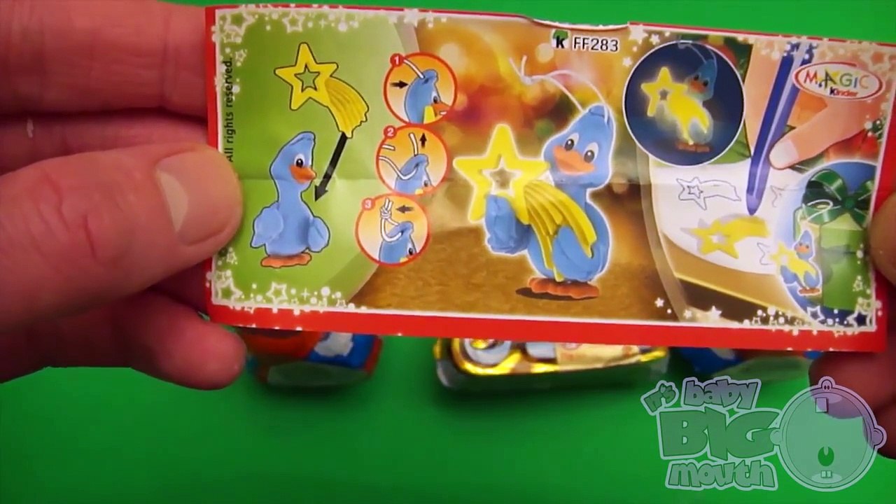 Holiday Kinder Surprise Egg Opening with Santa Claus and the Easter Bunny Kinder Eggs!