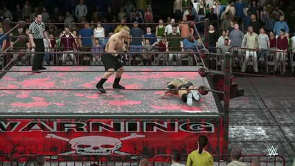 WWE 2K16 brock lesnar v batista