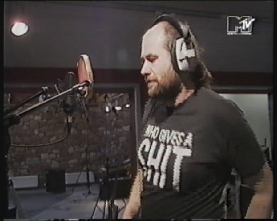 Fish - MTV News 25Sep91 (Poet's Moon recording session)