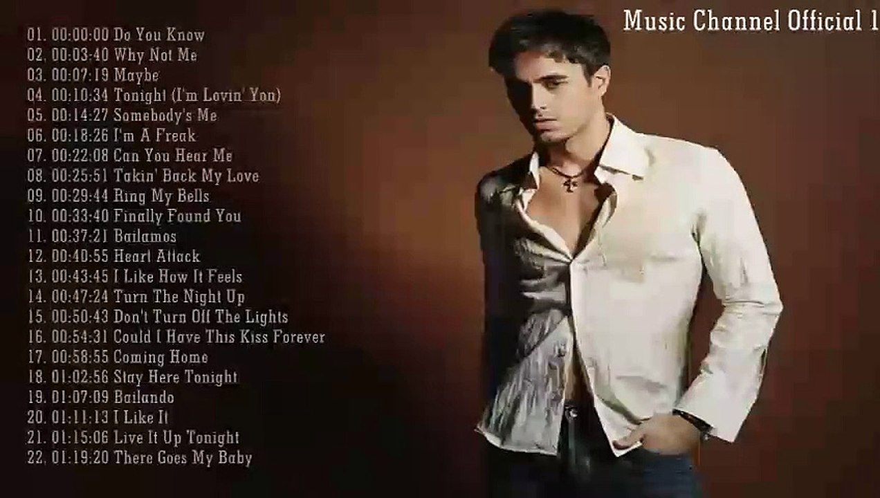 Best Songs Of Enrique Iglesias -- Enrique Iglesias's Greatest Hits Full Songs-part 1