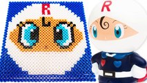アンパンマン ドット絵 ロールパンナをビーズで描く PPCandy Channel Anpanman Pixel Art Parlor beads Minecraft