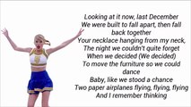Taylor Swift - Out Of The Woods (Lyrics)!!!