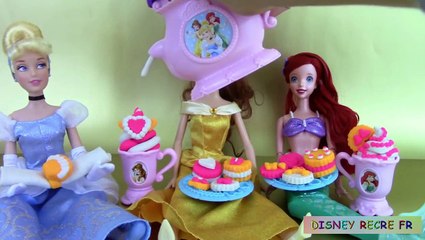 Pâte à modeler Play Doh Service à thé Cendrillon Tea Party Set Princess Cinderella Belle Ariel