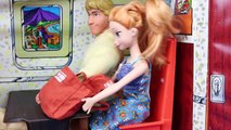 Frozen Anna Barbie Doll and Kristoff Anniversary Open Play Doh Ice Cube with Elsa by Disne