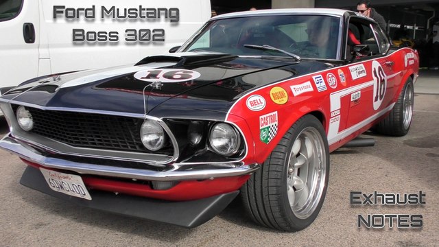Ford Mustang exhaust sound- 1969 Muscle car