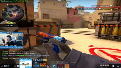CSGO - Cloud9 shroud twitch Highlights