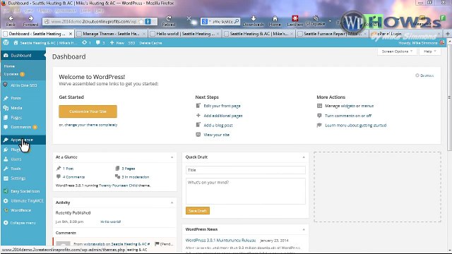 WordPress Tutorial for Beginners Twenty Fourteen Theme Properly Make a Website with WordPres... [HD, 720p]_clip7