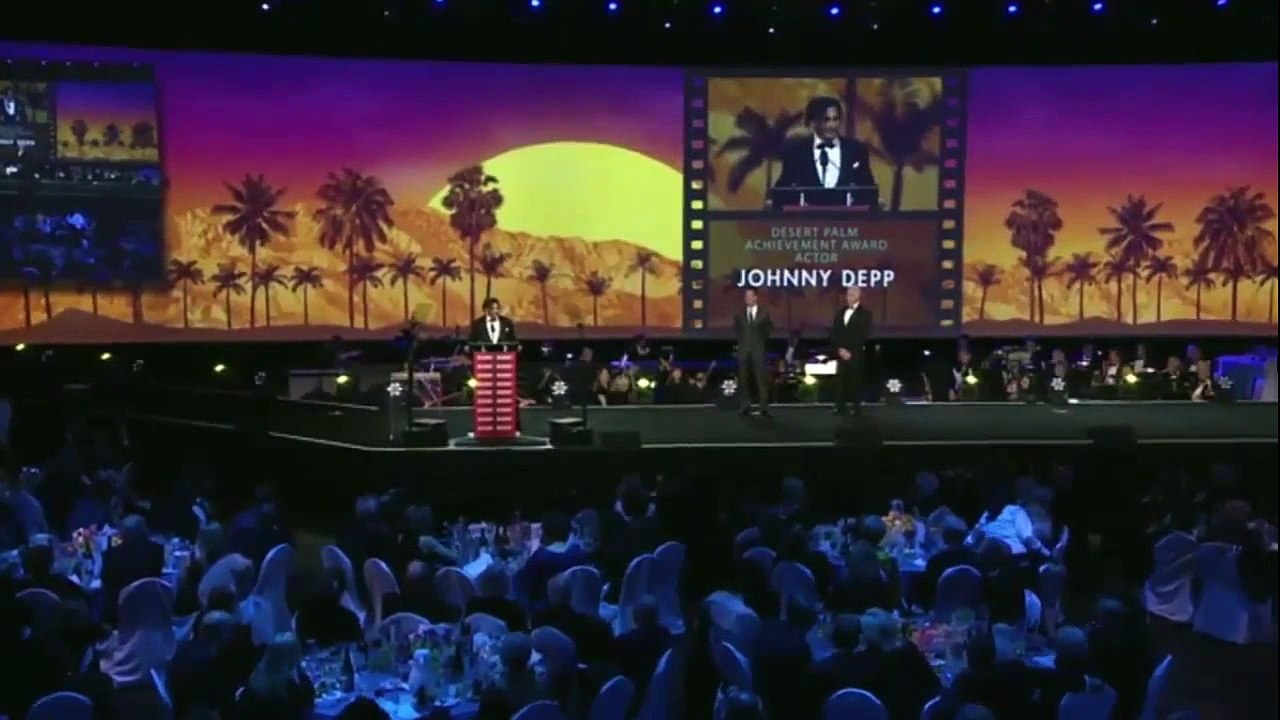 Johnny Depp's Acceptance Speech in Palm Springs International Film Festival Awards 2016