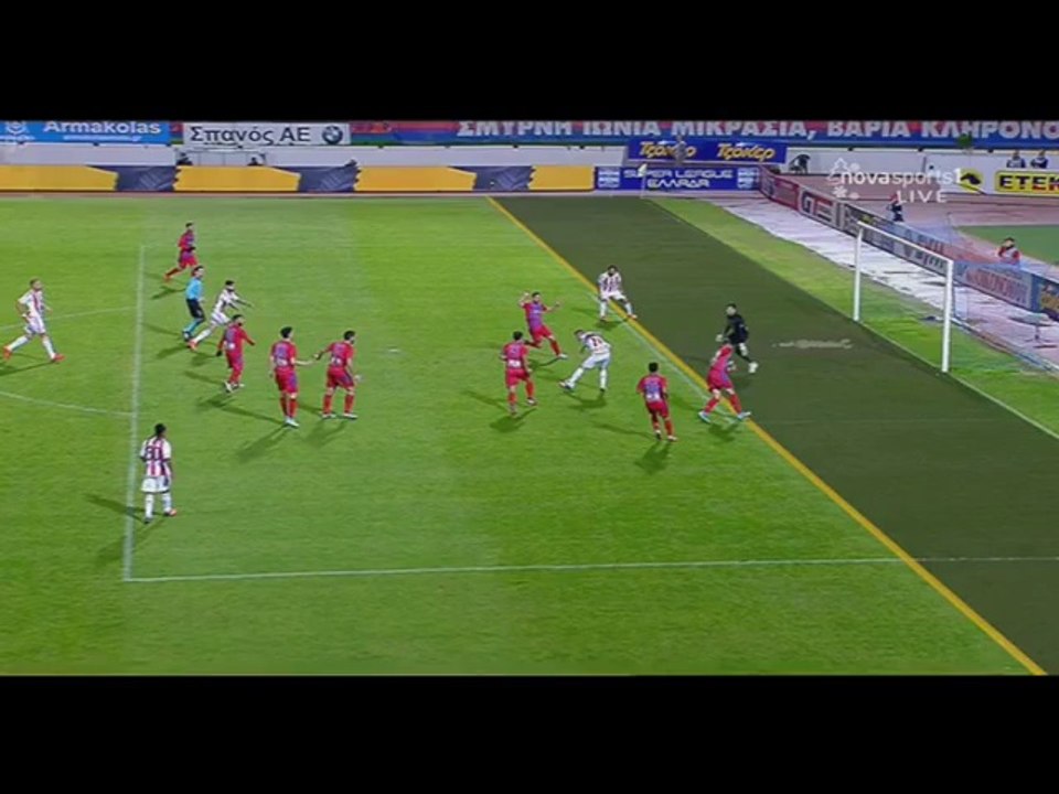 @ 56"  Alejandro Dominguez Amazing Goal - Panionios 0-1 Olympiacos - 03.01.2016