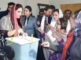 Bakhtawar Bhutto Zardari casts her vote in Nawabshah