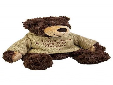 Купил отличный подарок на именины - Игрушка мягкая Я люблю тебя больше, чем шоколад! в г. Тюмень