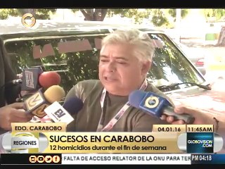 Se registraron casi 2 mil homicidios en Carabobo durante el 2015