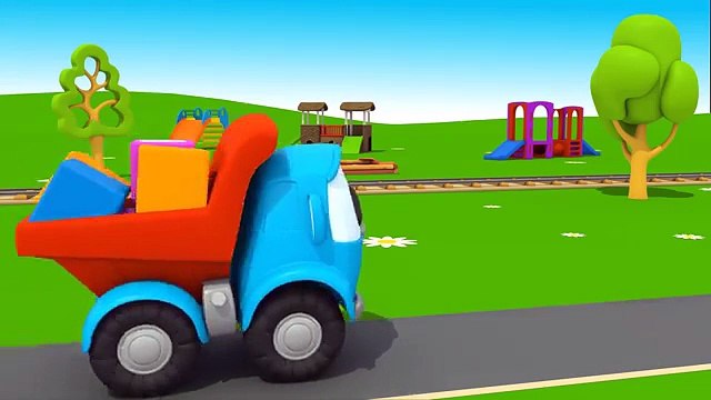 -Leo -u0026 Lifty Learn Letters! (W) Kids Toy Trucks Cartoons (Learn the Alphabet)