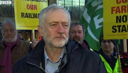 Jeremy Corbyn: Rail hike 'outrageous and unjustifiable'