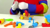 ---Car Clown's Toy Truck Workshop! (Videos for Kids -u0026 Children's Trucks Toys)