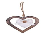 Популярный подарок на день рождения - Украшение декоративное Двойное сердце с бантиком в г. Екатеринбург