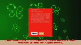 PDF Download  Fundamentals of Ultrasonic Phased Arrays Solid Mechanics and Its Applications Read Full Ebook