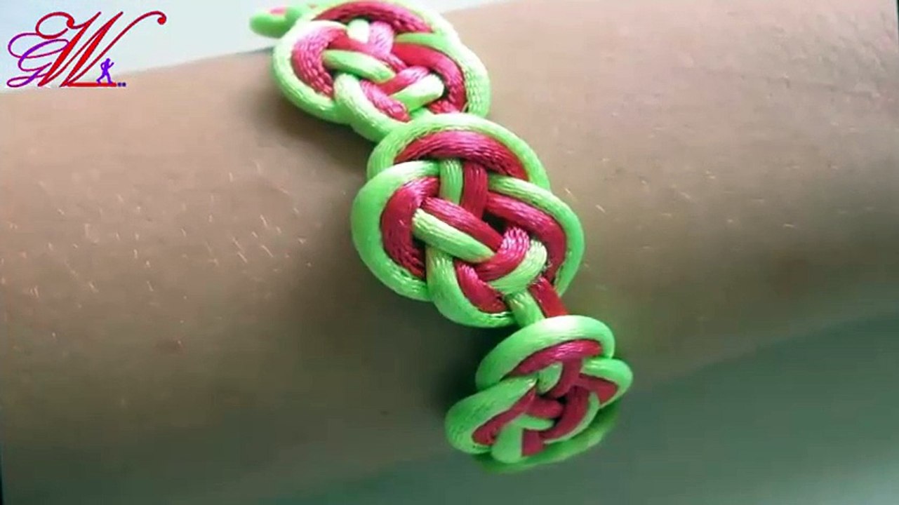 اشغال يدوية سهلة وغير مكلف اسورة مكرومية DIY and crafts