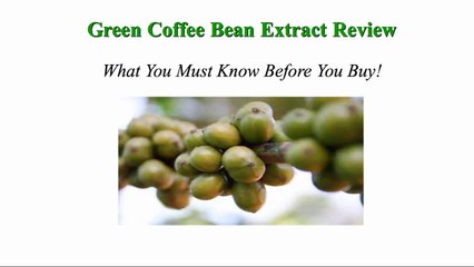 fast way to lose weight with green coffee extract