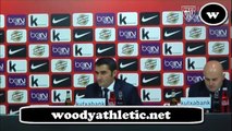 Valverde tras Athletic Las Palmas 3-1-2016 woodyathletic.net