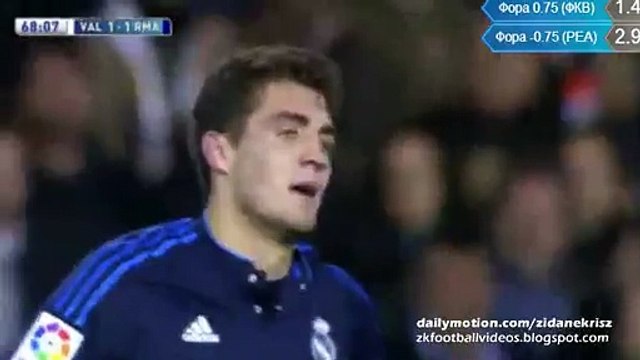 Mateo Kovačić Horror Faul and Red Card - Valencia 1-1 Real Madrid 03.01.2016 HD