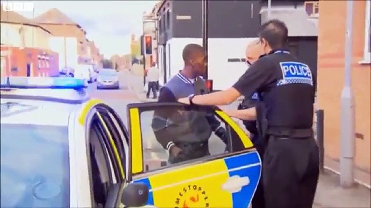 Pot head biker beats up U.K policeman - officer down