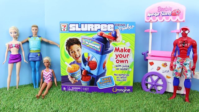 Dippin Dots Frozen Dot Maker Machine Ice Cream Frozen Sweet Treats with Spiderman & Disne