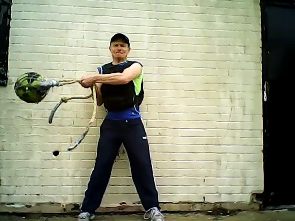 Medicine ball slamming